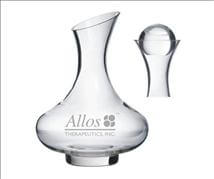 Crystal Ball Stopper Tops Off this Engraved Decanter - Gironde