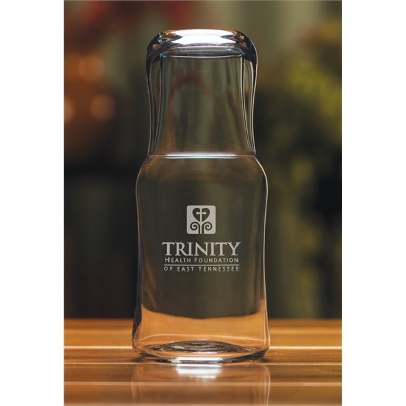 Engraved Water Carafe and Glass Set Tracy