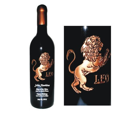 Customized Leo Horoscope Design Gift Bottle