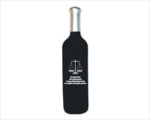 Engraved Wine Bottle - Lawyer