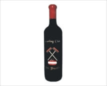 Engraved Wine Bottles - Curling