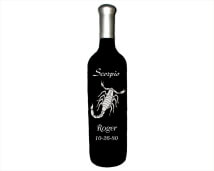 Customized Scorpio Design Gift Bottle
