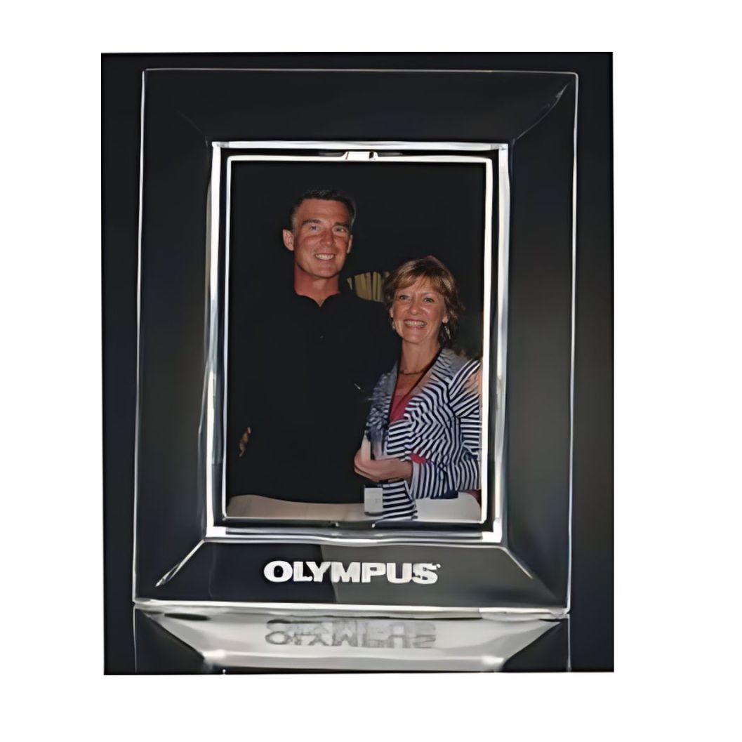 Etched Lead Crystal Picture Frames